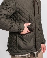Pinewood Nydala Classic Quilt Steppjacke Moss Green Detail 2