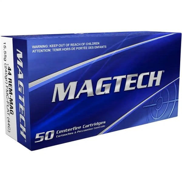 Magtech .44 RemMag FMJ Flat Vollmantel Flachkopf 240gr. 44C Magtech .44 RemMag FMJ Flat Vollmantel Flachkopf 240gr. 44C