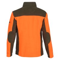 Percussion Fleecejacke Khaki/orange percussion