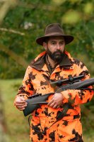 Blaser Stealth 2L Jacke Herren Blaze orange camo Imagebild 1