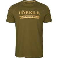H&auml;rkila Logo 2er-Pack T-Shirt oliv Vorderseite