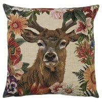 Coussin LivingActive Goblin fleur cerf rouge