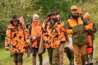Blaser Stealth 2L Jacke Herren Blaze orange camo Imagebild 4
