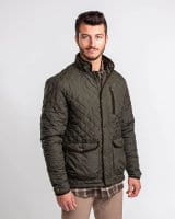 Pinewood Nydala Classic Quilt Steppjacke Moss Green Detail 4