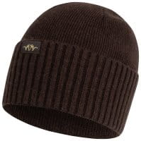 Blaser Bob Rib Beanie Dunkelbraun seitlich