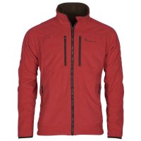 Pinewood Furudal Reversible Fleece Jacke Red Vorderseite