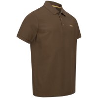 Blaser Herren Solid Polo Shirt 25 Dunkelbraun