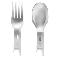 Opinel Picnic Plus 4-teiliges Set Gabel L&ouml;ffel