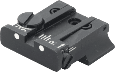 LPA Mikrometer-Visier TPU für CZ100, CZ75 P-07 Duty 2-Punkt ohne Korn