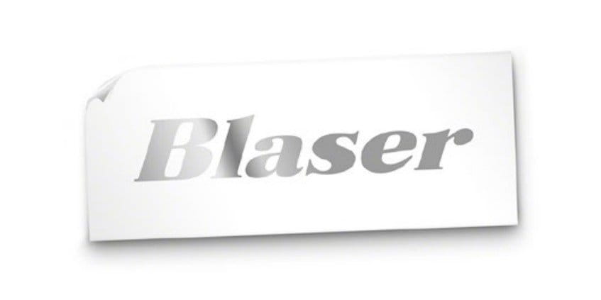 Blaser Autoaufkleber Argali Schriftzug