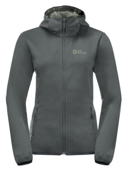 Jack Wolfskin Windhain Hoody Jacke Damen Slate green