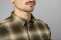 H&auml;rkila Folke Hemd Willow Green Detail 4