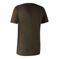 Deerhunter Basic T-Shirt 2er-Pack Herren braun (1-T-Shirt) R&uuml;ckseite 
