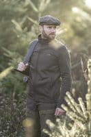 Blaser Vintage Ake 22 Hose Herren Olive M&eacute;lange/Schwarz Outfit Softshell seitlich