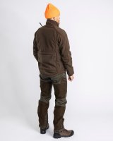 Pinewood Furudal Reversible Fleece Jacke H.Brown Detail 3