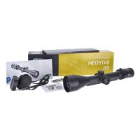 Meopta R2 2,5-15x56 RD PA Parallaxenausgleich Zielfernrohr mit Schiene Lieferumfang