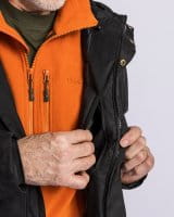 Pinewood Padded Winter Parka Black Detail 3