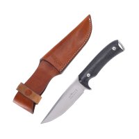 Otter Rotwild Habicht Micarta Jagdmesser mit Scheide