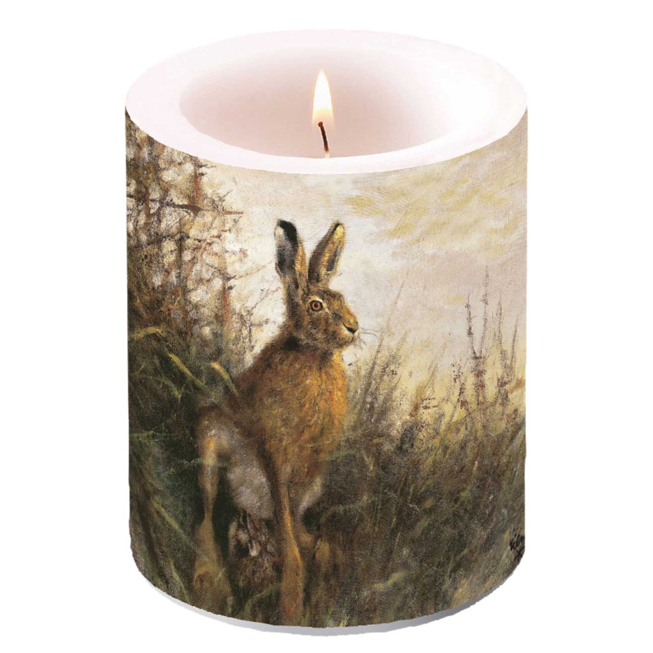 AKAH Stumpenkerze Hase