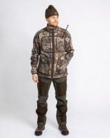 Pinewood Furudal Reversible Camou Fleece Jacke Strata Detail 4
