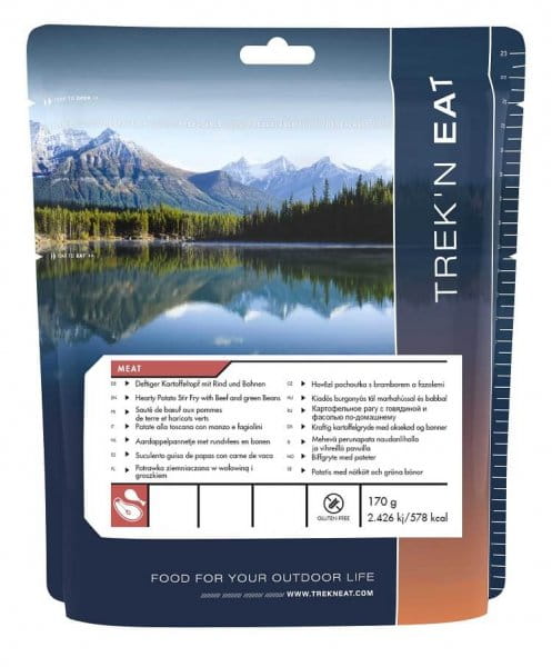 TREK'N EAT Deftiger Kartoffeleintopf mit Rind und Bohnen - 170 g TREK'N EAT Deftiger Kartoffeleintopf mit Rind und Bohnen - 170 g