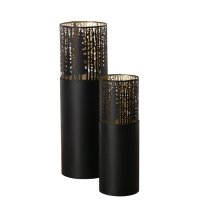 LivingActive Sassy Windlicht H 50-70 cm 2 tlg. Set