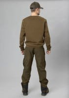 Seeland Pulse Sweatshirt Dark Olive Melange Detail 2