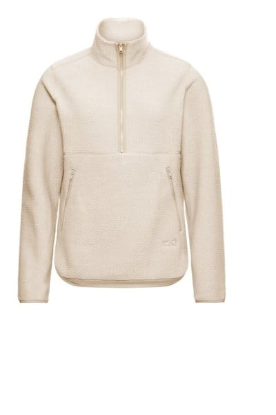 Jack Wolfskin LITE CURL HZ W Fleecepullover Damen oyster
