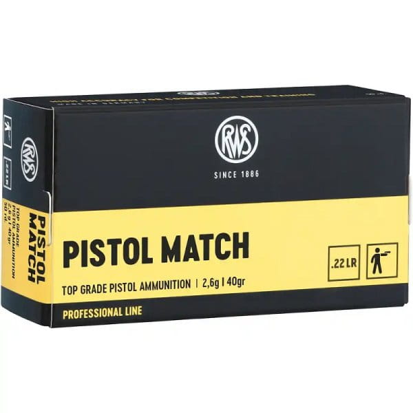 RWS .22lfb Pistol Match 2,6g - 50 Stk.