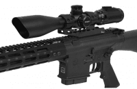 UTG ACCU-SYNC 30mm Blockmontage 50mm Offset Picatinny, BH 22 mm montiert