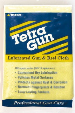 Chiffon imbibé d'huile Tetra Gun pour nettoyer les armes à feu Chiffon imbibé d'huile Tetra Gun pour nettoyer les armes à feu