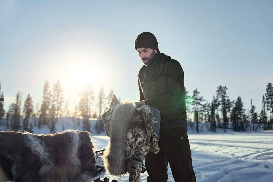 H&auml;rkila Trygve Nackenw&auml;rmer Anwendung