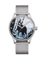 Swiss Timer Trapper Gemse H3 Uhr Edelstahl