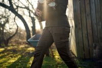 H&auml;rkila Runa Hose Damen Slate brown/Willow green Anwendung 2