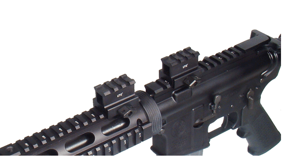 Support Picatinny UTG Ultra Fin 1,9 Cm – 3 Emplacements, Alu Aéronautique, Léger Et Costaud