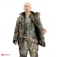 Deerhunter Muflon Jacke Edge Innenseite mit Deerhunter Muflon Latzhose Edge 