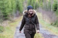 Pinewood Abisko 2.0 Jacke Damen Suede Brown Anwendung 1