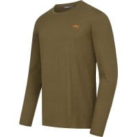 Blaser Merino Base 160 LS Shirt Dunkeloliv links