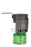 Optimus Clip-On Windschutz f&uuml;r Gas Kartuschen mit Kartusche und Topf