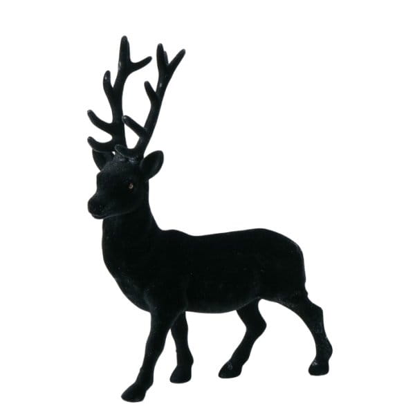 LivingActive Josa Figur Hirsch 40 cm Beflockt 