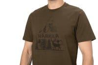 H&auml;rkila Nature T-Shirt Willow green Perspektive