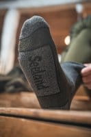 Seeland Field Thermo Socken - 2Pack Pine Green Melange/Grey Melange