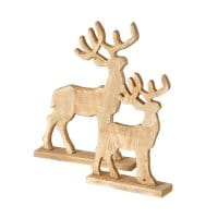 Figurine LivingActive Ilver cerf set de 2 pi&egrave;ces