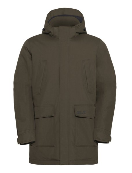 Jack Wolfskin Canyon Shield Parka Obsidian moss