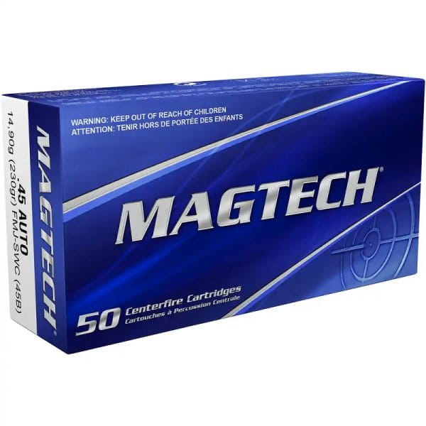 Magtech .45Auto FMJ-SWC Vollmantel Scharfrand Wadcutter 230gr. Magtech .45Auto FMJ-SWC Vollmantel Scharfrand Wadcutter 230gr.