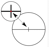 Absehen 54 beleuchtet