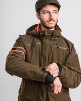 Pinewood Smaland Forest Padded Winterjacke H.Green Detail 2