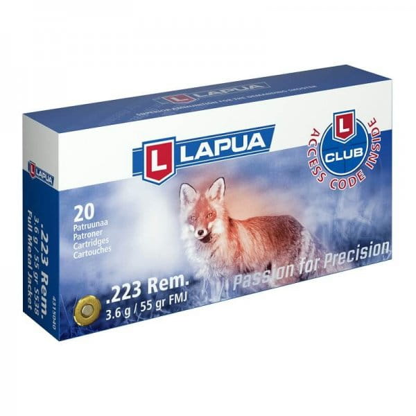 Lapua .223 Rem FMJ 55gr. - 20 Stk.