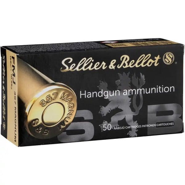 Sellier & Bellot .357 Magnum Vollmantel FMJ 158gr. - 50 St. Sellier & Bellot .357 Magnum Vollmantel FMJ 158gr. - 50 St.