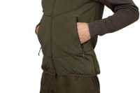 H&auml;rkila Olaf Fleecejacke Willow green/Shadow grey Seitentaschen